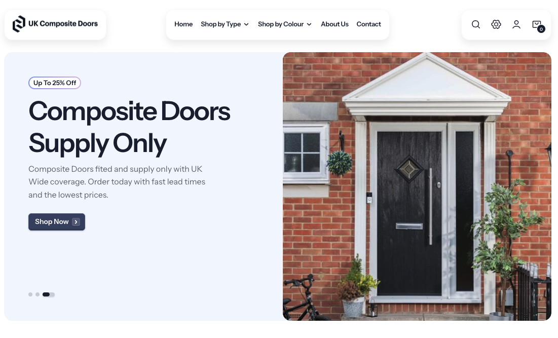 UK Composite Doors website