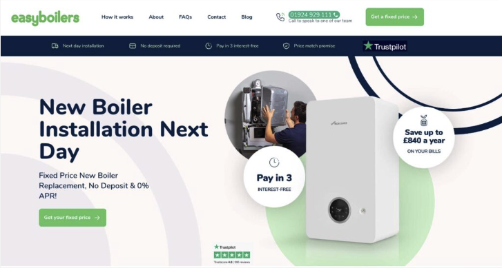 Easy Boilers website